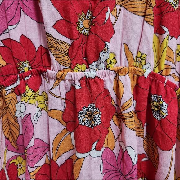 NWT Floral Retro Cover-Up, Large - Picture 7 of 9